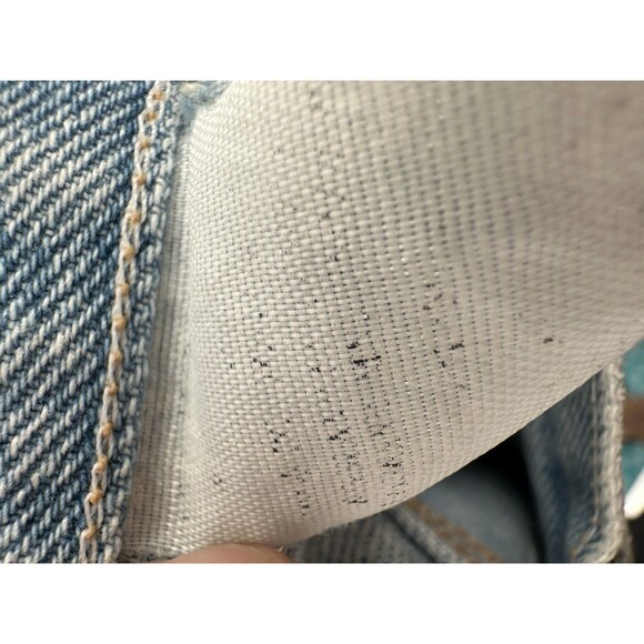 Vintage Y2K 90s Mom jeans High Waisted Zena Jean Ultra Light Wash Size 11/30 - Picture 8 of 15